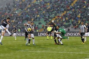 Ranocchia gol all'Udinese