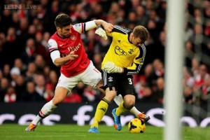 arsenal-southampton 2-0 giroud boruc