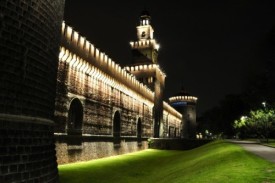 Colori nella notte, Il Castello sforzesco