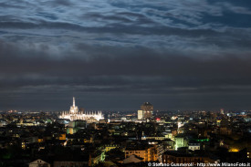 Panorama notturno sul centro