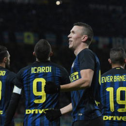 perisic esulta chievo bis