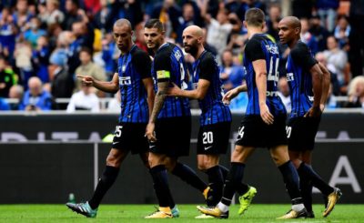 I giocatori dell'Inter