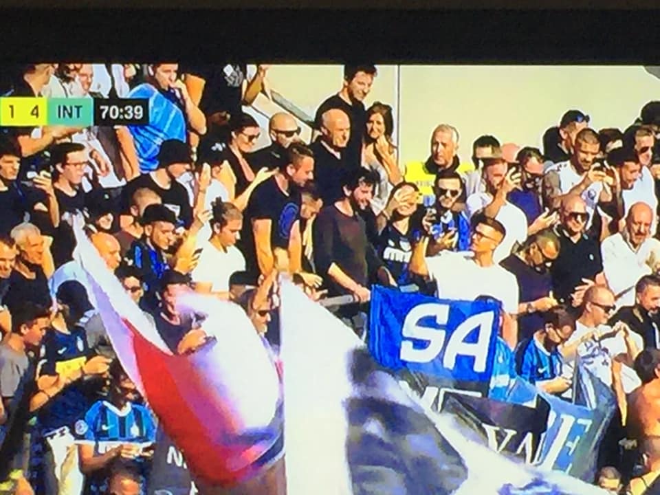 Tifosi interisti allo stadio